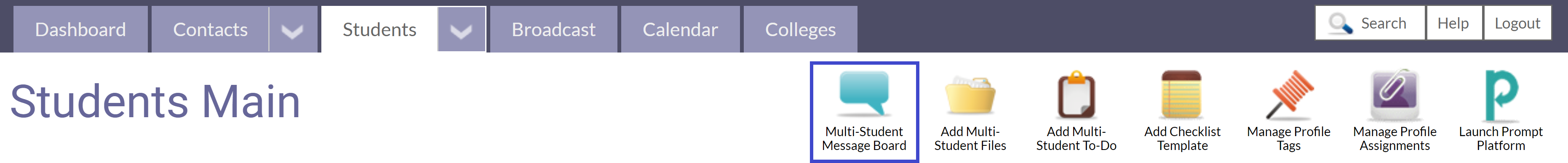 What is the Message Board? – CollegePlannerPro Support